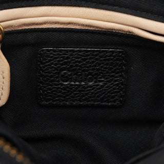 Chloé Black Leather Paraty 2-Way Shoulder Bag