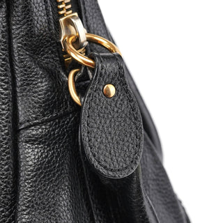 Chloé Black Leather Paraty 2-Way Shoulder Bag