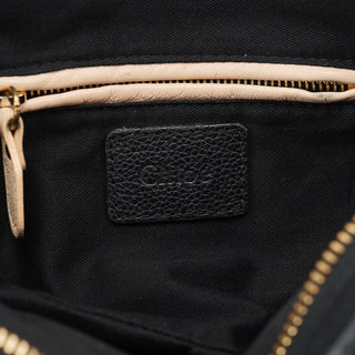 Chloe Black Leather Paraty 2-Way Shoulder Bag