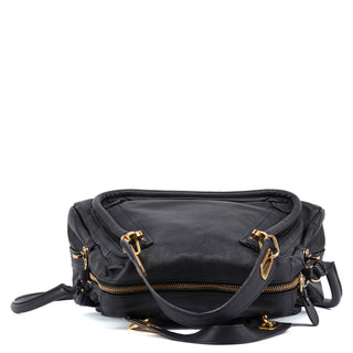 Chloé Black Leather Paraty 2-Way Shoulder Bag