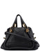 Chloé Black Leather Paraty 2-Way Shoulder Bag