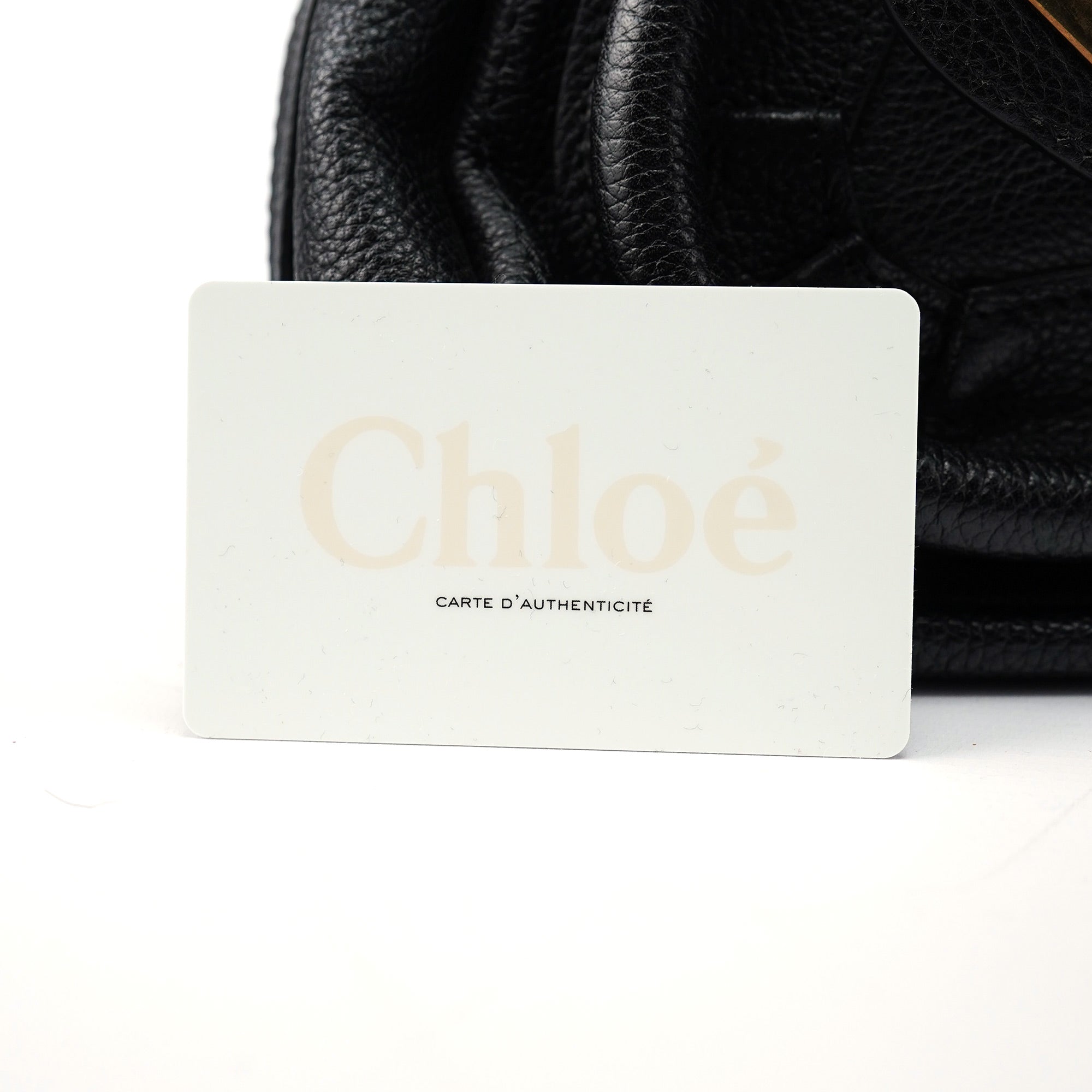 Chloé Sac deux portés Paraty en cuir noir