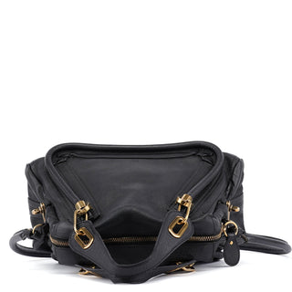 Chloé Black Leather Paraty 2-Way Shoulder Bag