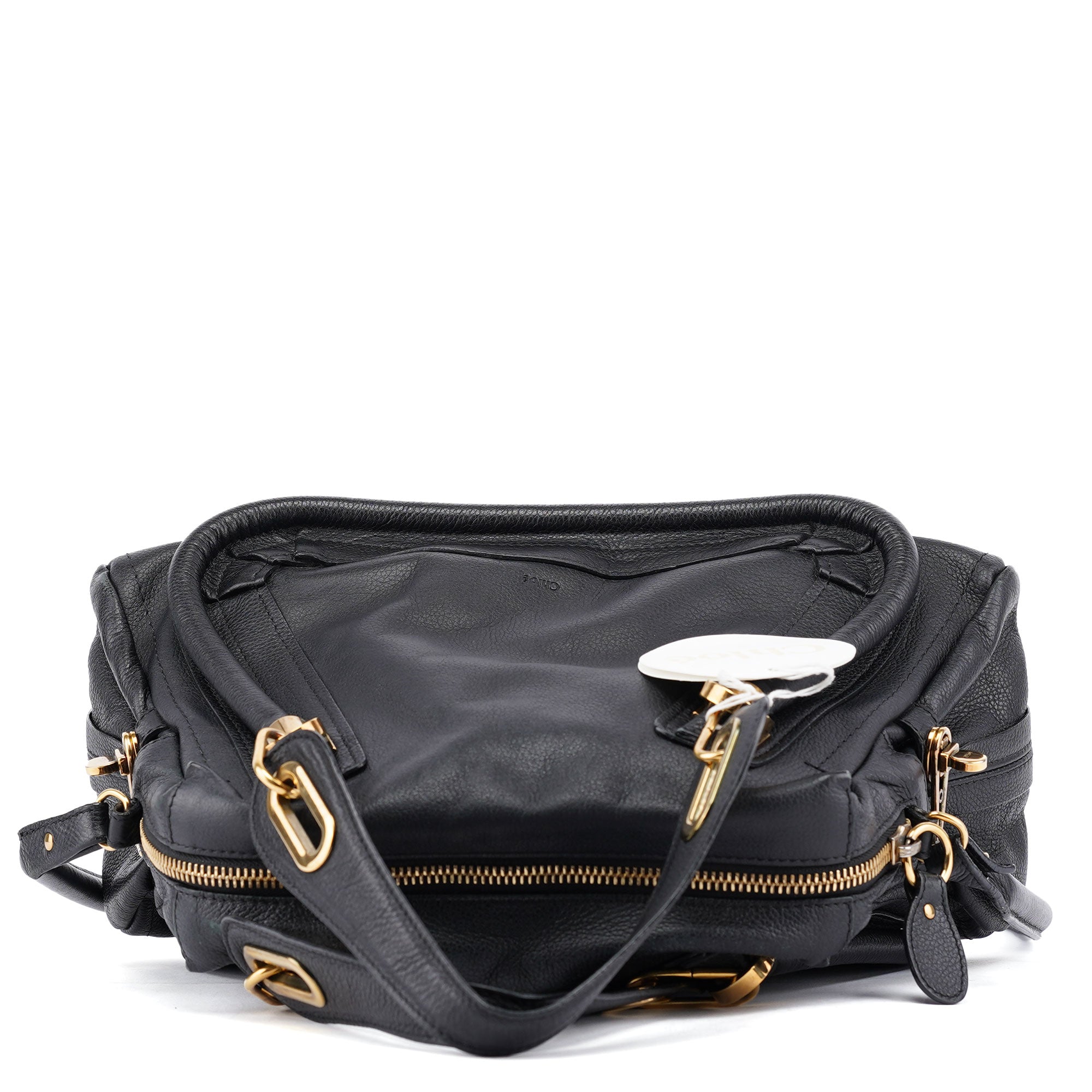 Chloé Sac deux portés Paraty en cuir noir