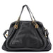 Chloé Black Leather Paraty 2-Way Shoulder Bag