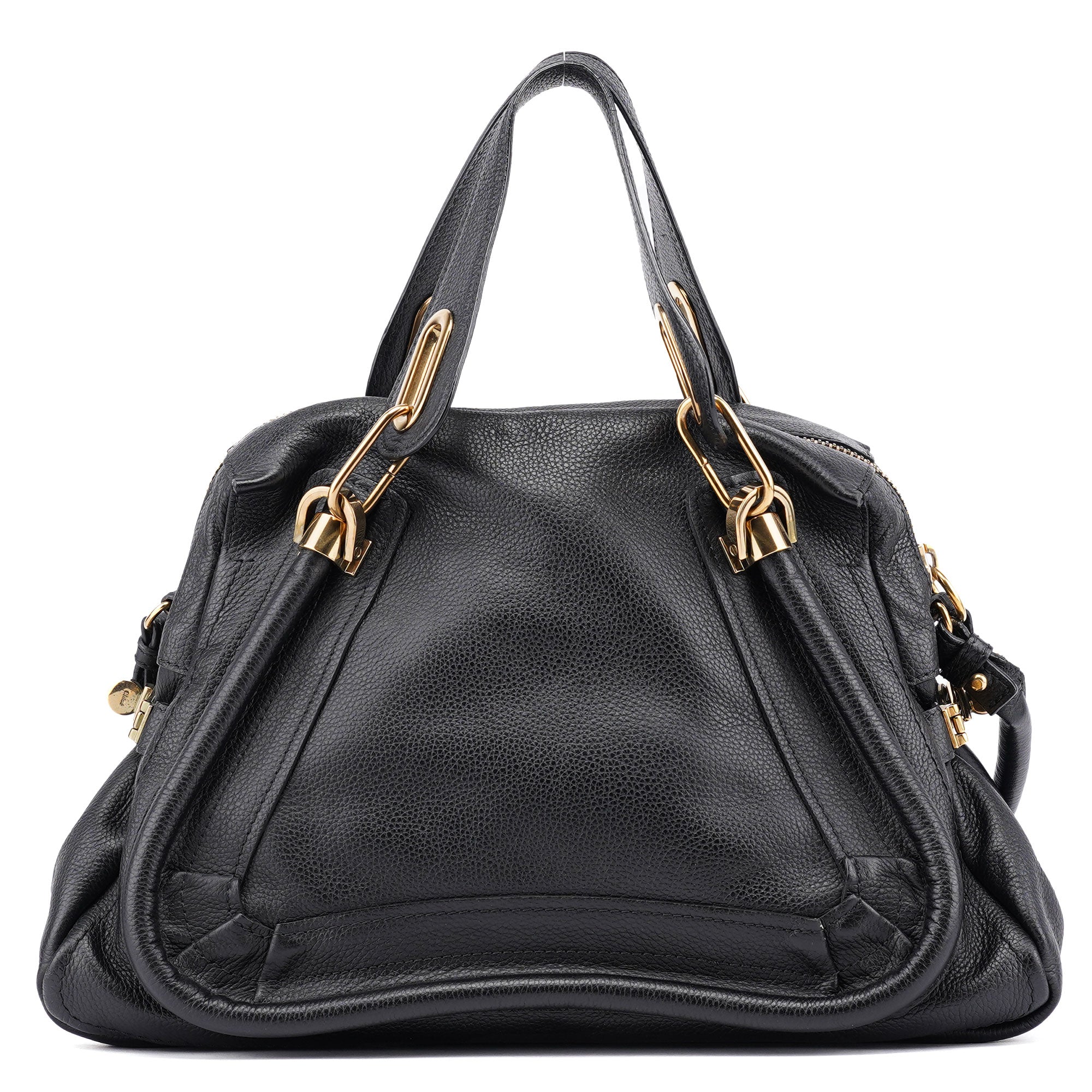 Chloé Sac deux portés Paraty en cuir noir