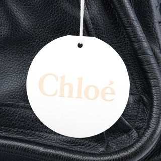 Chloé Black Leather Paraty 2-Way Shoulder Bag