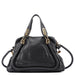 Chloé Black Leather Paraty 2-Way Shoulder Bag