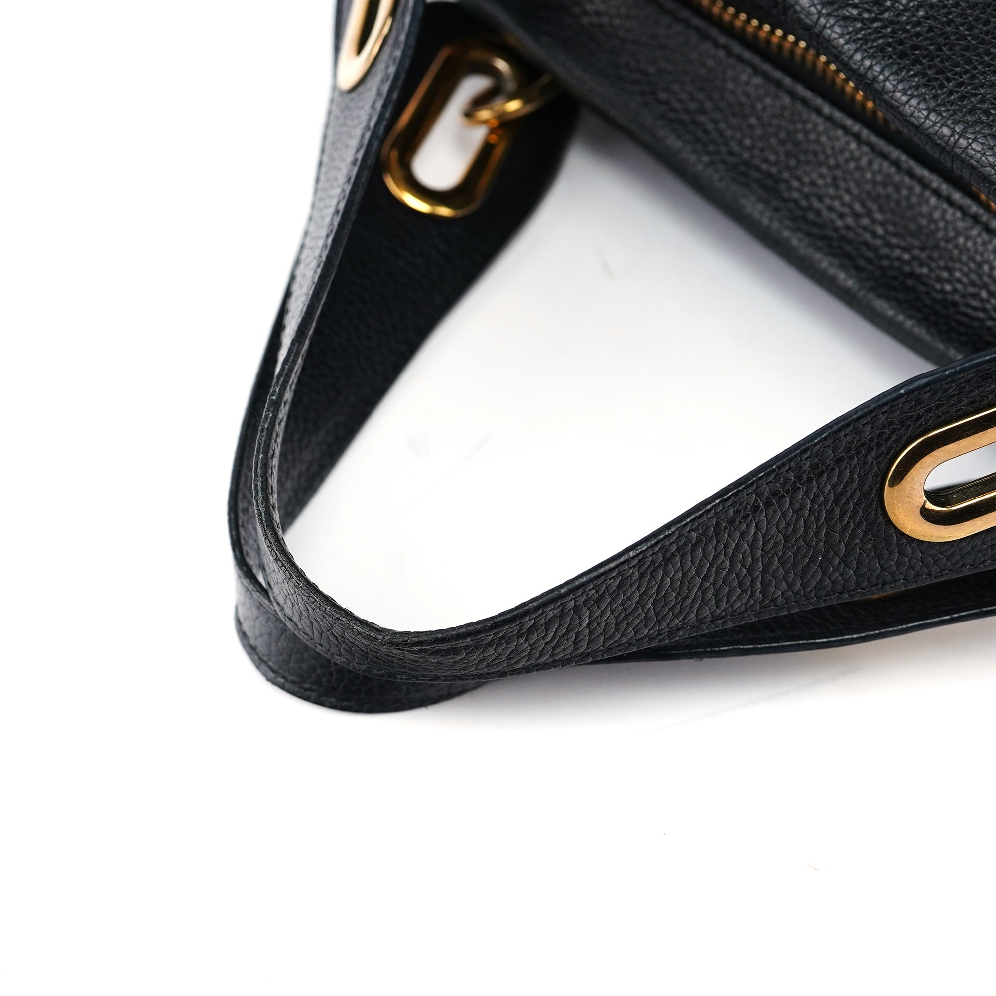 Chloé Black Leather Paraty 2-Way Shoulder Bag