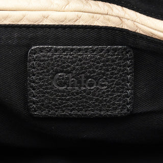 Chloé Black Leather Paraty 2-Way Shoulder Bag