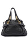 Chloé Black Leather Paraty 2-Way Shoulder Bag