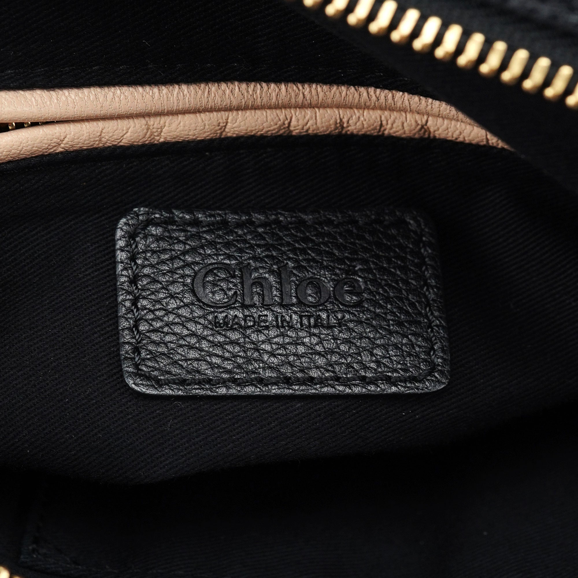 Chloé Sac deux portés Paraty en cuir noir