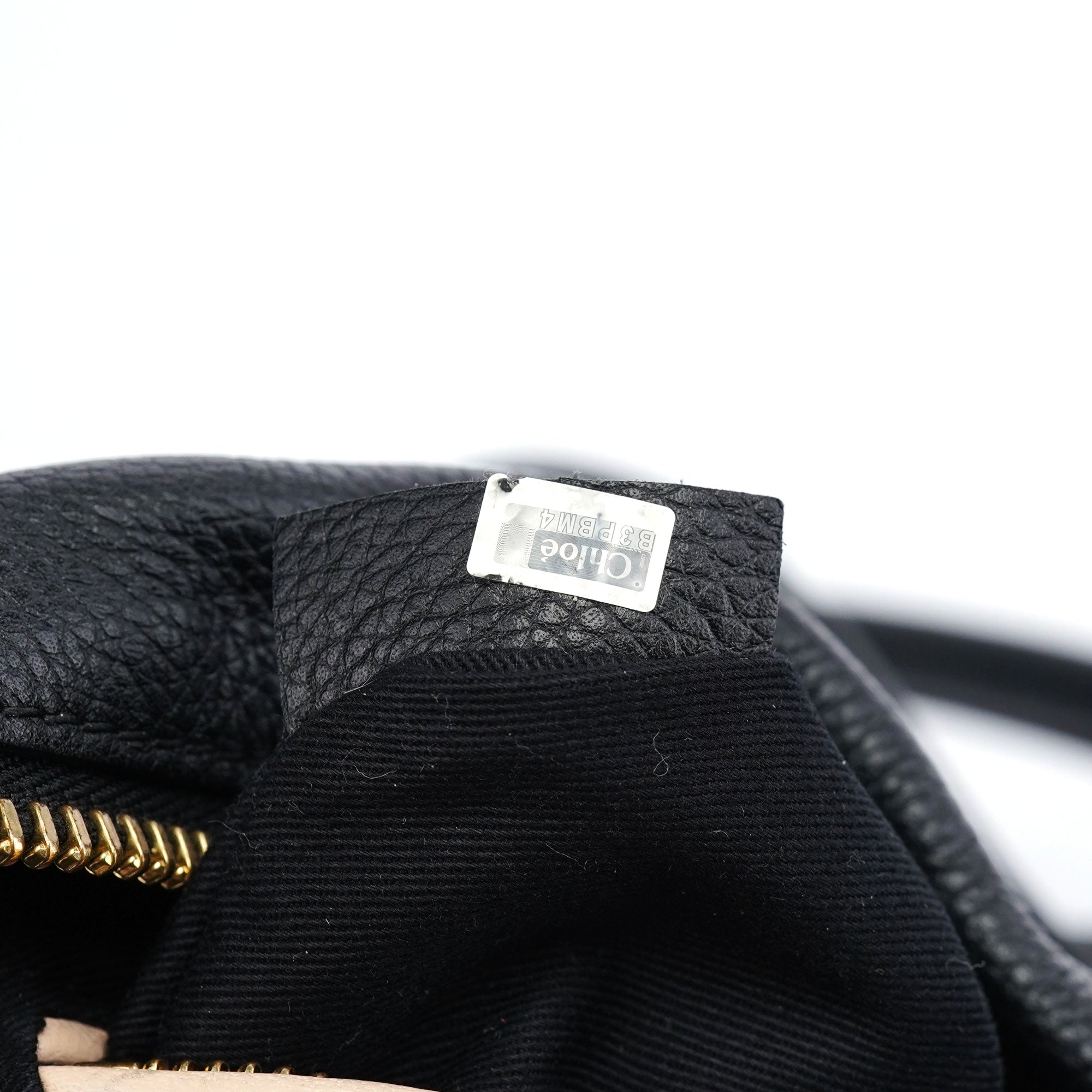 Chloé Sac deux portés Paraty en cuir noir