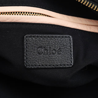 Chloé Black Leather Paraty 2-Way Shoulder Bag