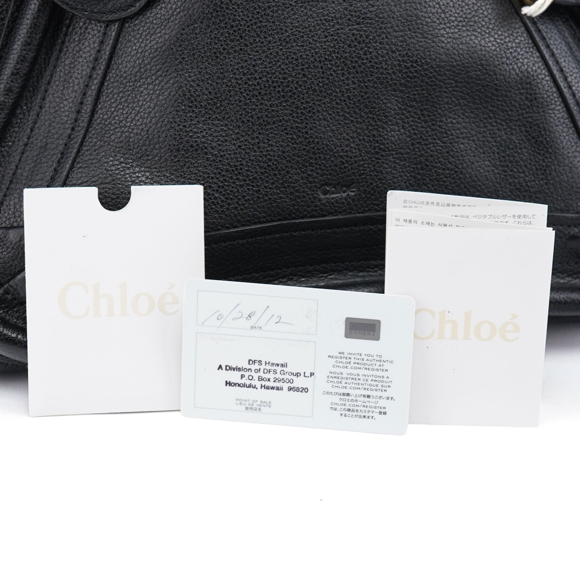 Chloé Borsa a spalla Paraty 2-Way in pelle nera