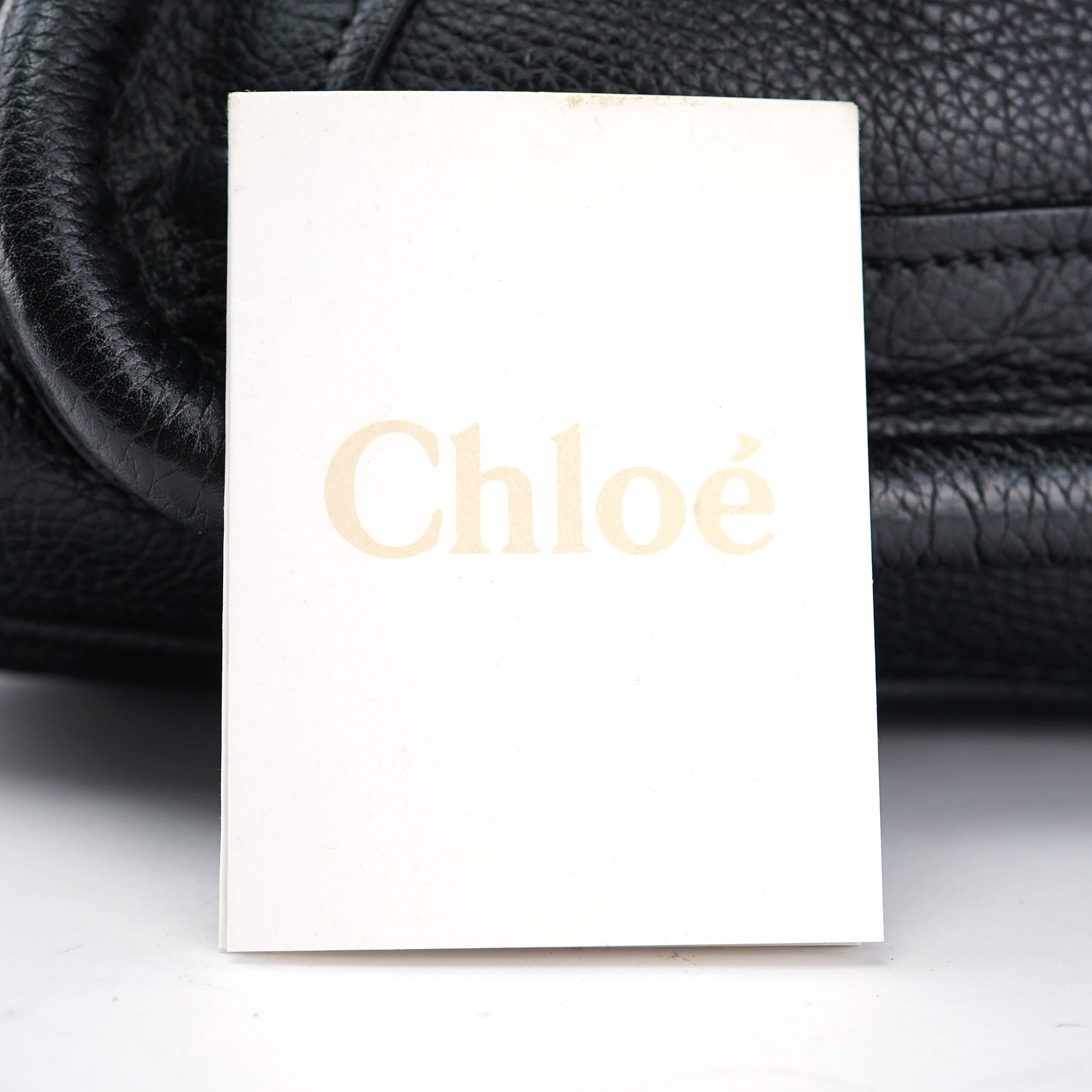 Chloé Sac deux portés Paraty en cuir noir