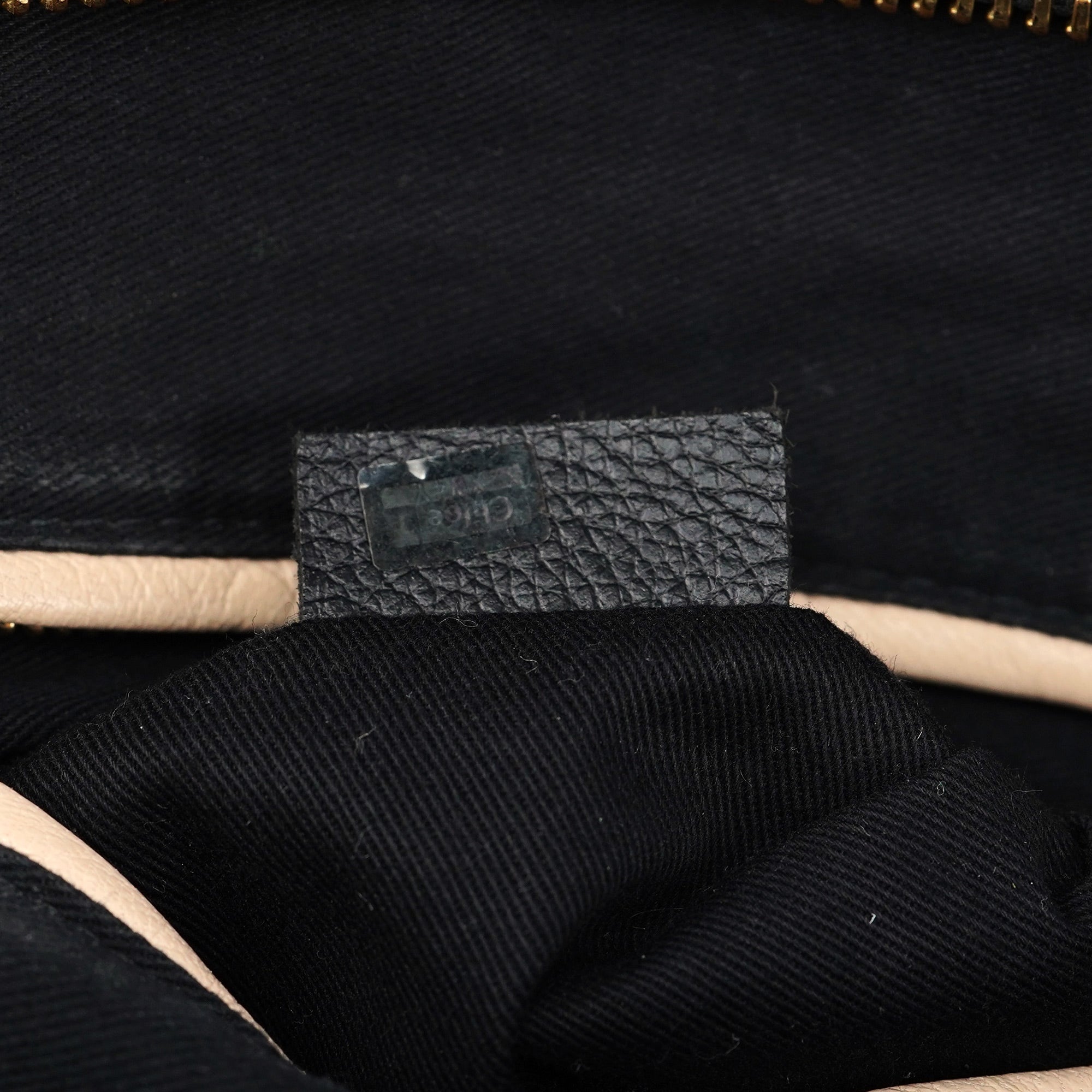 Chloé Sac deux portés Paraty en cuir noir