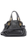 Chloé Black Leather Paraty 2-Way Shoulder Bag