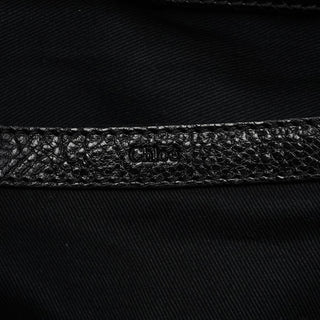 Chloe Black Leather Paraty Crossbody Bag