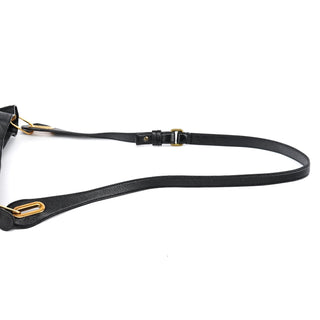 Chloe Black Leather Paraty Crossbody Bag