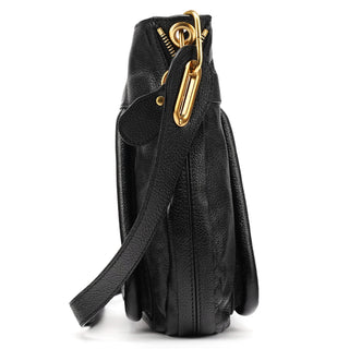 Chloe Black Leather Paraty Crossbody Bag