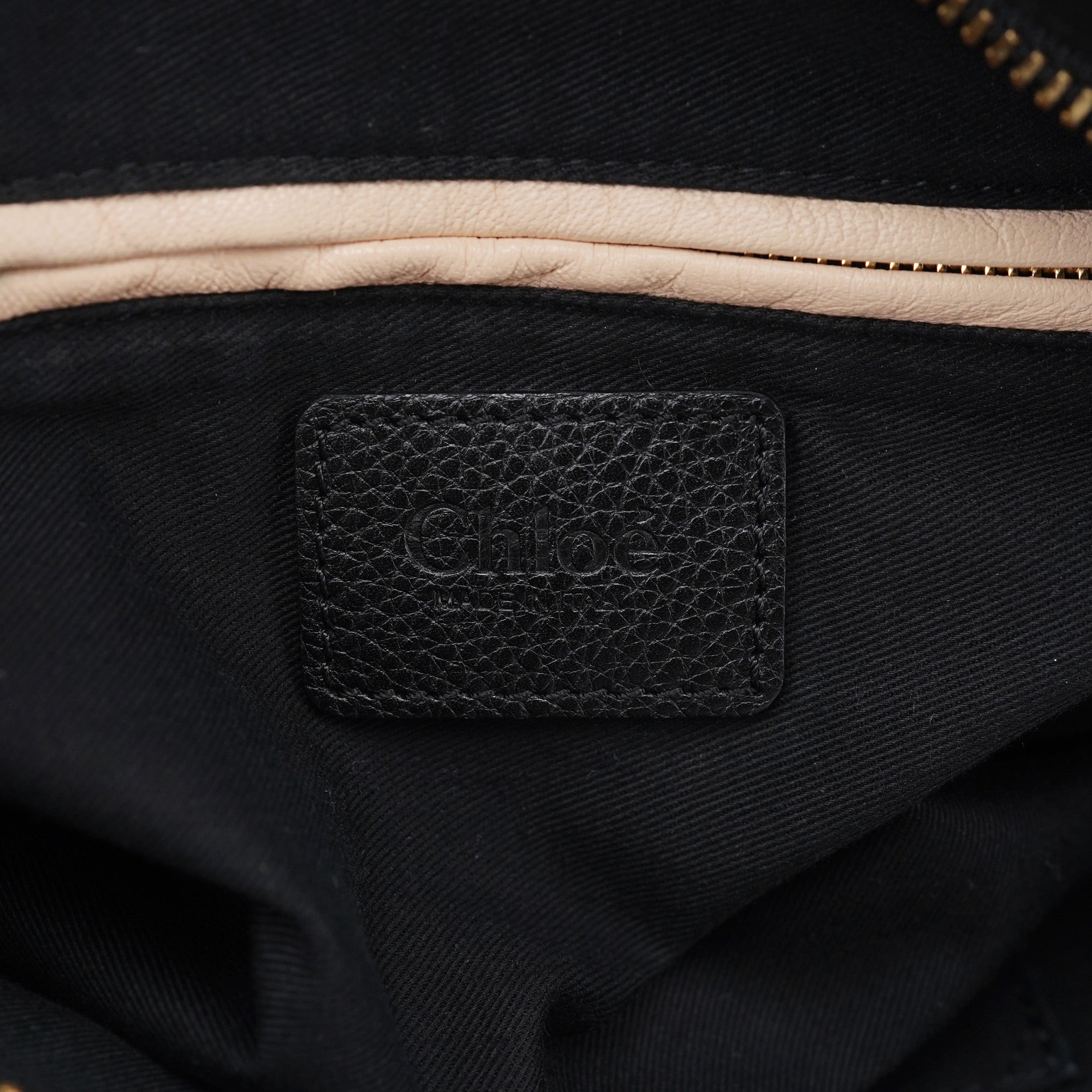 Chloé Paraty Handtasche aus schwarzem Leder