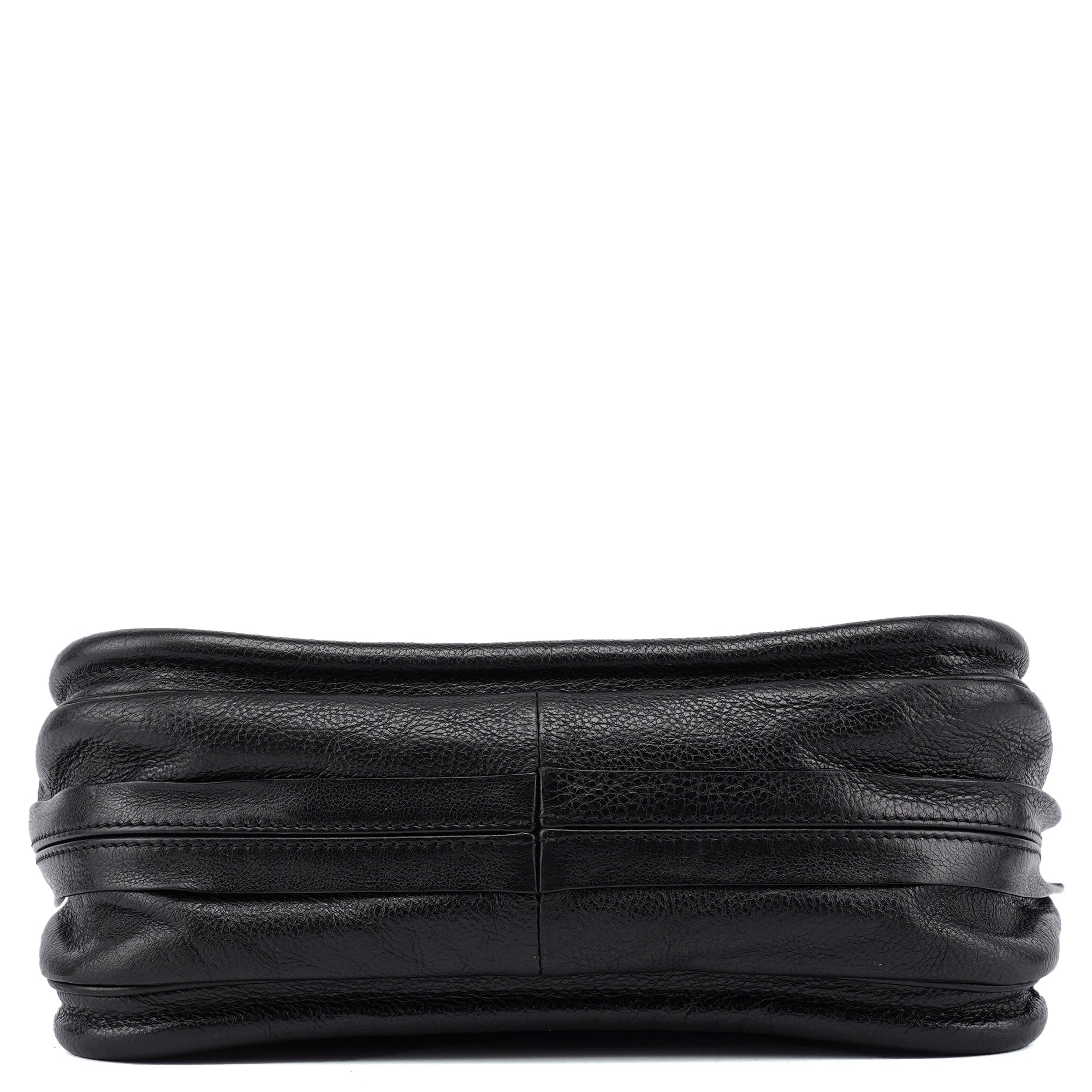 Chloé Sac porté épaule Paraty en cuir noir