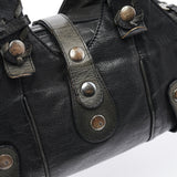 Chloe Black Leather Silverado Shoulder Bag