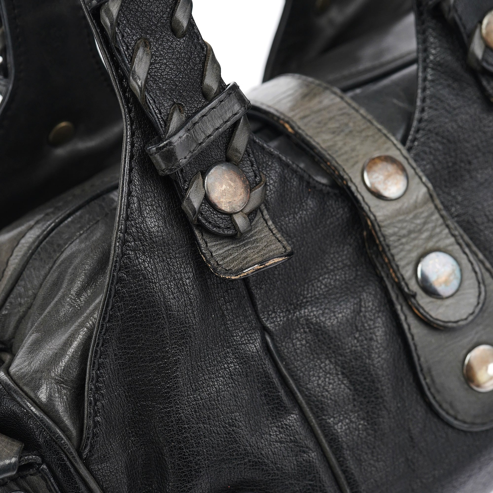 Chloe Black Leather Silverado Shoulder Bag