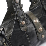 Chloe Black Leather Silverado Shoulder Bag