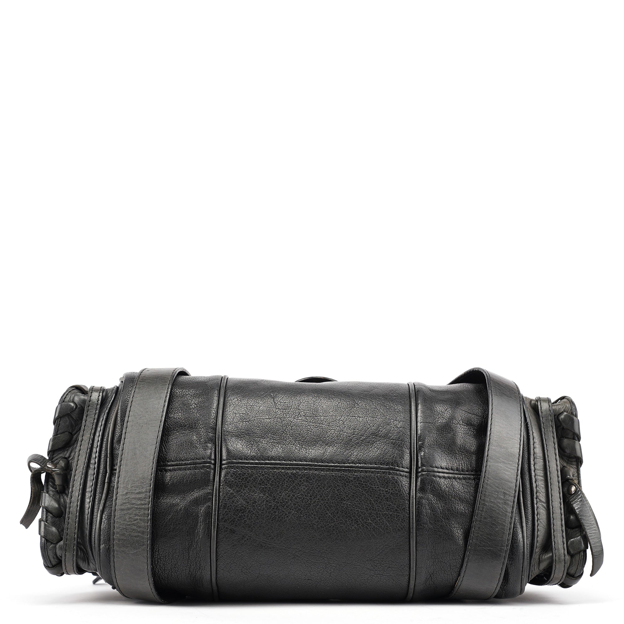 Chloe Black Leather Silverado Shoulder Bag
