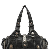 Chloe Black Leather Silverado Shoulder Bag