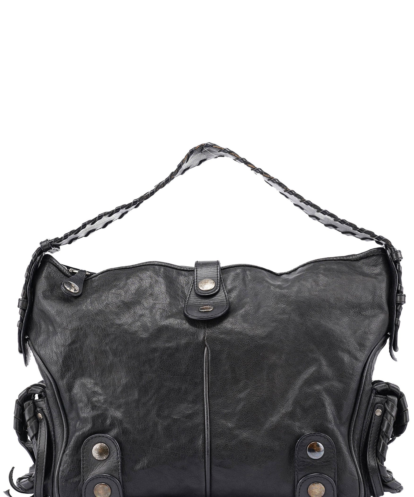 Chloé Black Leather Silverado Shoulder Bag