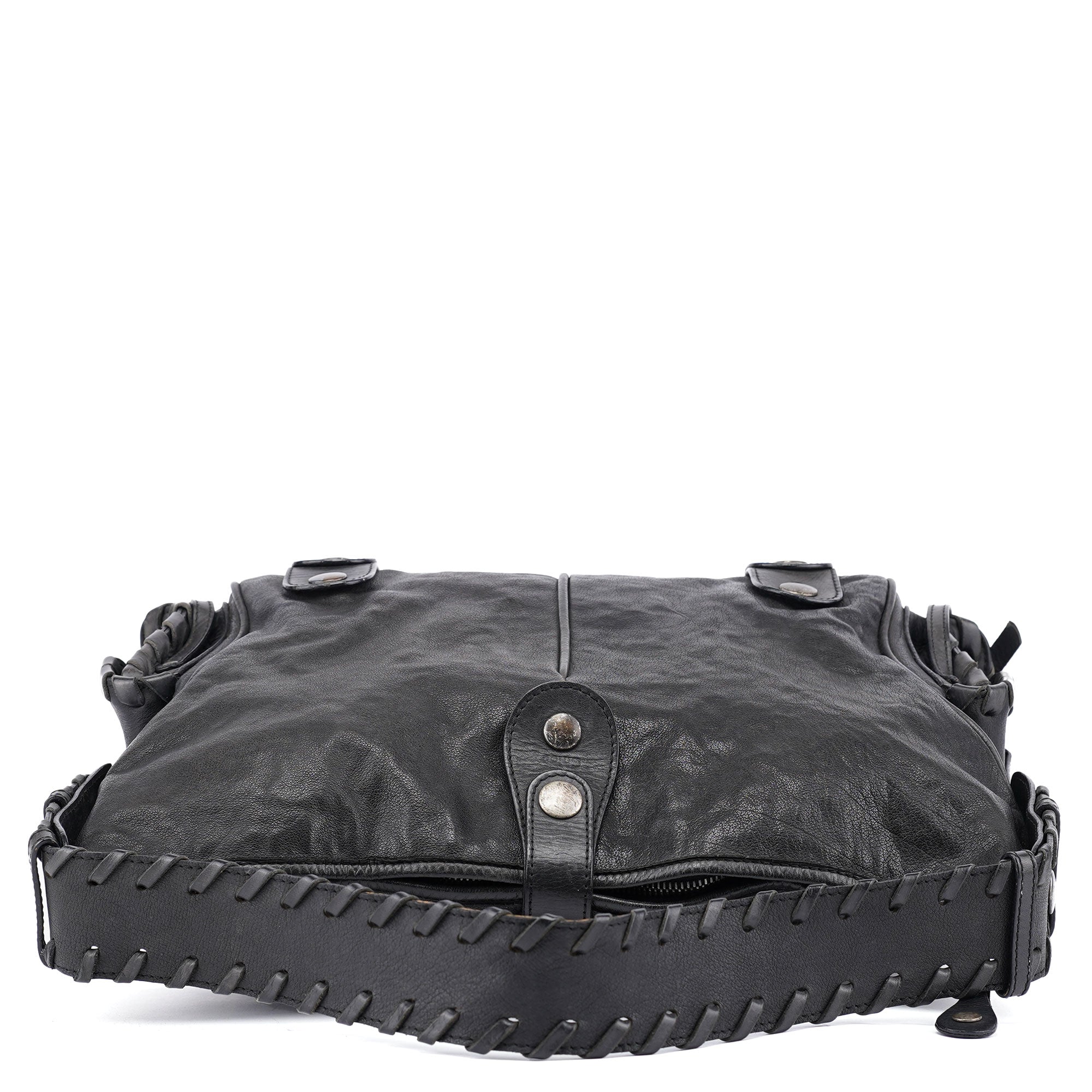 Chloé Black Leather Silverado Shoulder Bag