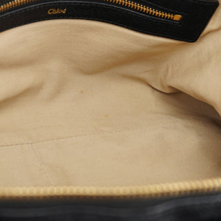Chloé Black Leather Tote Bag
