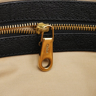 Chloé Black Leather Tote Bag