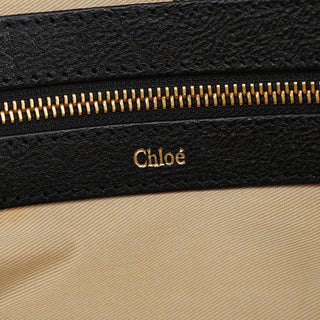 Chloé Black Leather Tote Bag
