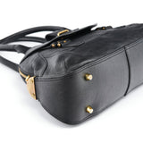Chloé Black Leather Tote Bag