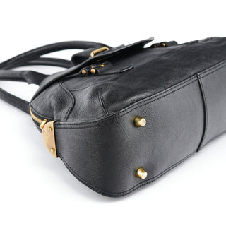 Chloé Black Leather Tote Bag