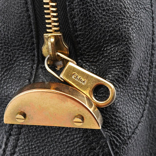 Chloé Black Leather Tote Bag