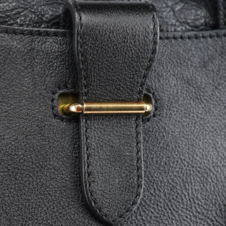 Chloé Black Leather Tote Bag