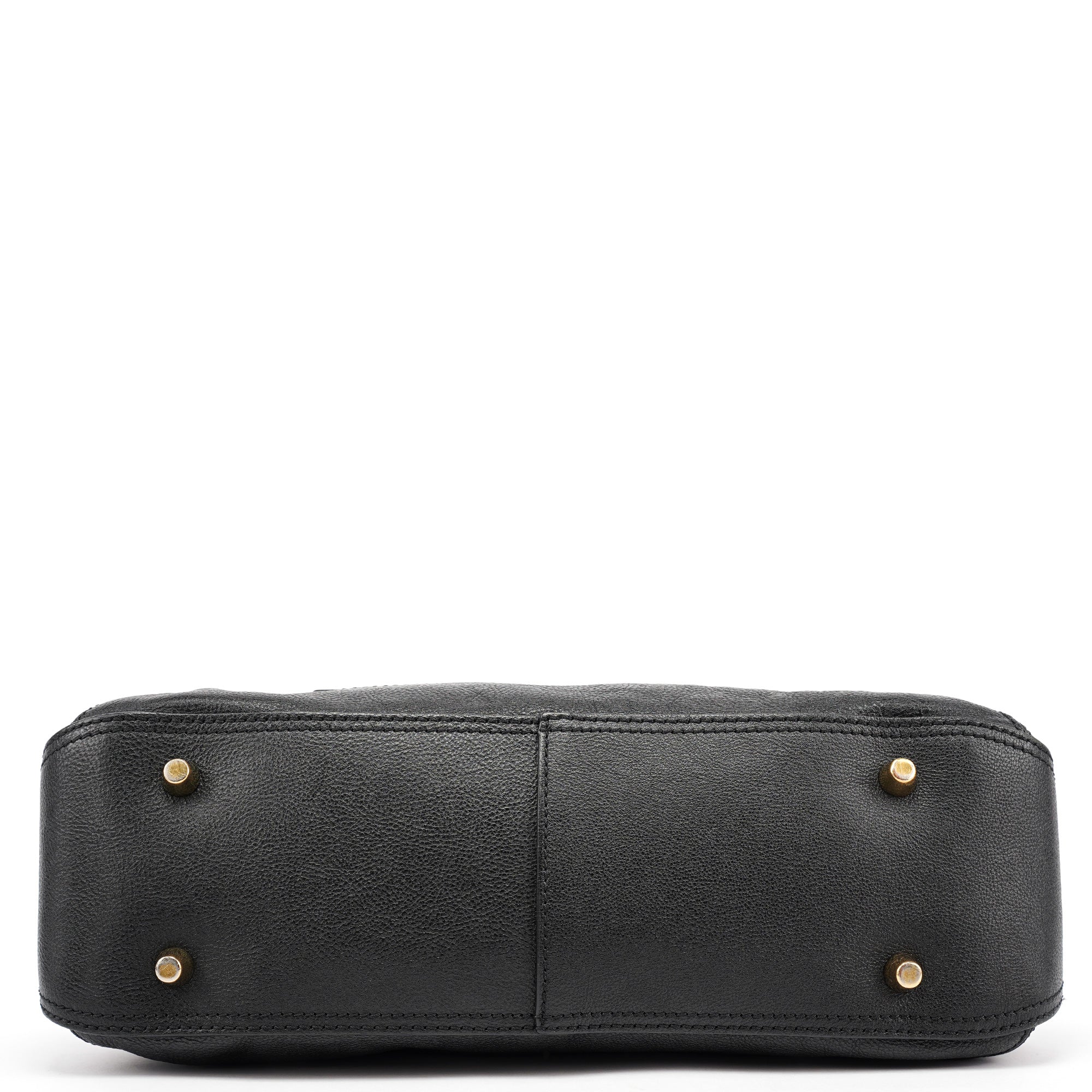 Chloé Black Leather Tote Bag