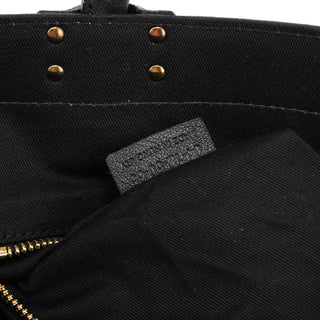 Chloe Black Leather Tote Bag