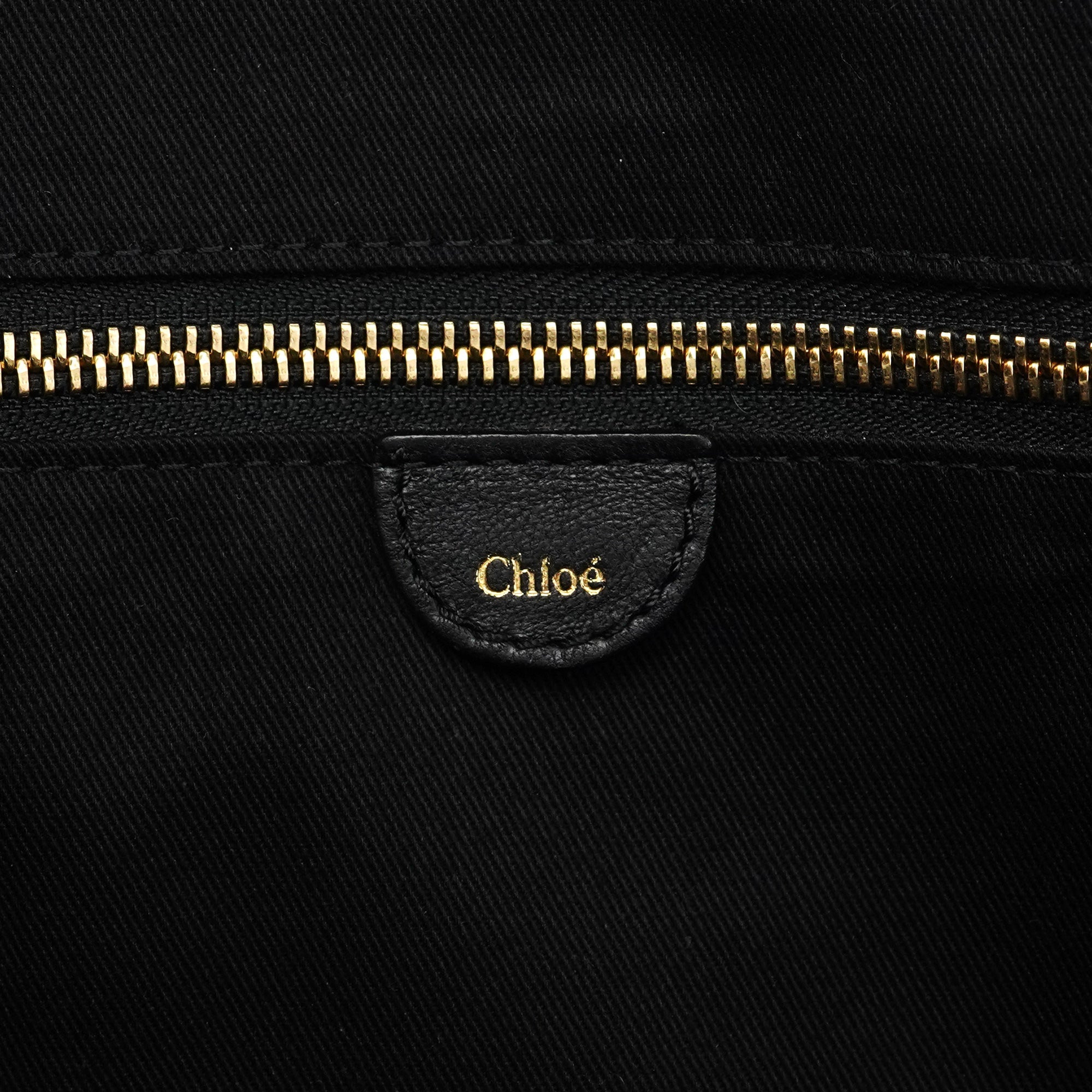 Chloé Sac cabas en cuir noir