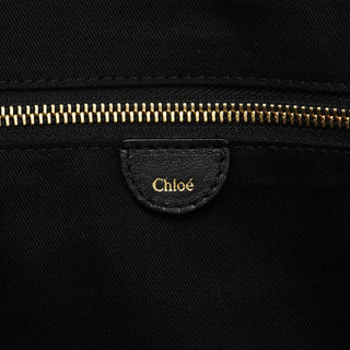 Chloe Black Leather Tote Bag