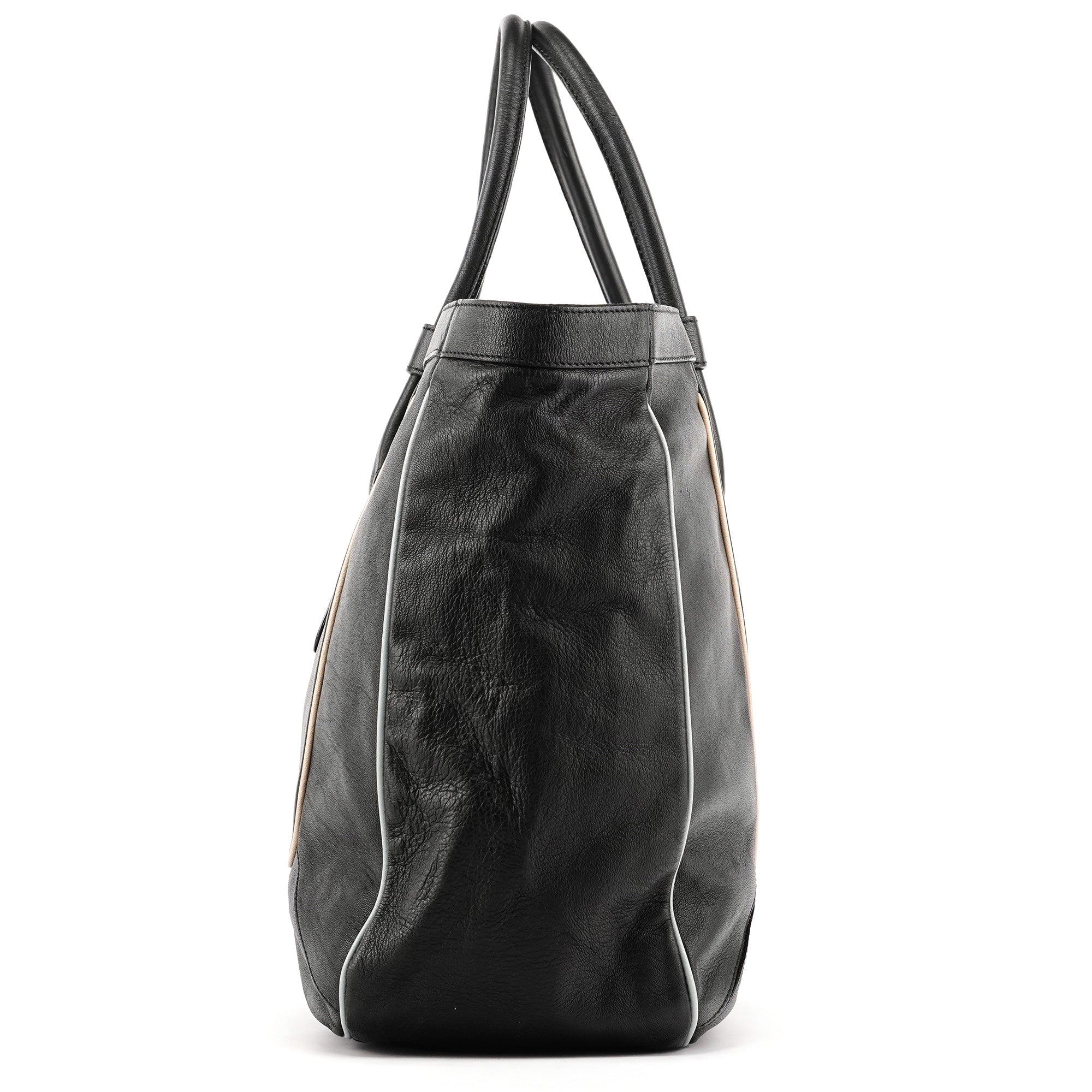 Chloé Sac cabas en cuir noir