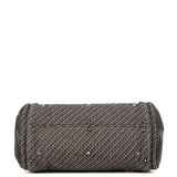 Chloé Black Leather Tweed Paddington Shoulder Bag