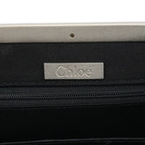Chloé Black Multicolour Woven Metal Top Handle Bag