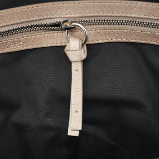 Chloé Black Patent Leather Bay Tote Bag