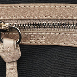 Chloé Black Patent Leather Bay Tote Bag